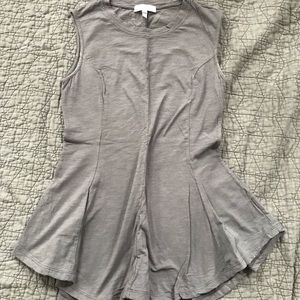 Flared sleeveless top